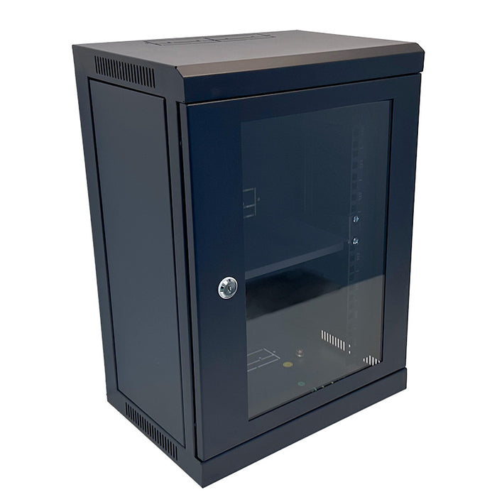 10'' 9RU 250mm Pre-assembled Wall-Mount Data Cabinet