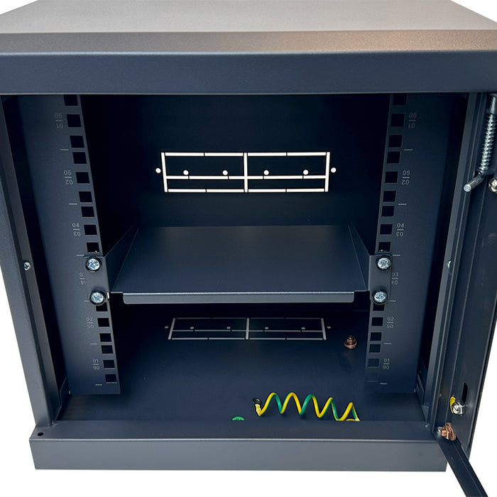 10'' 6RU 250mm Pre-assembled Wall-Mount Data Cabinet