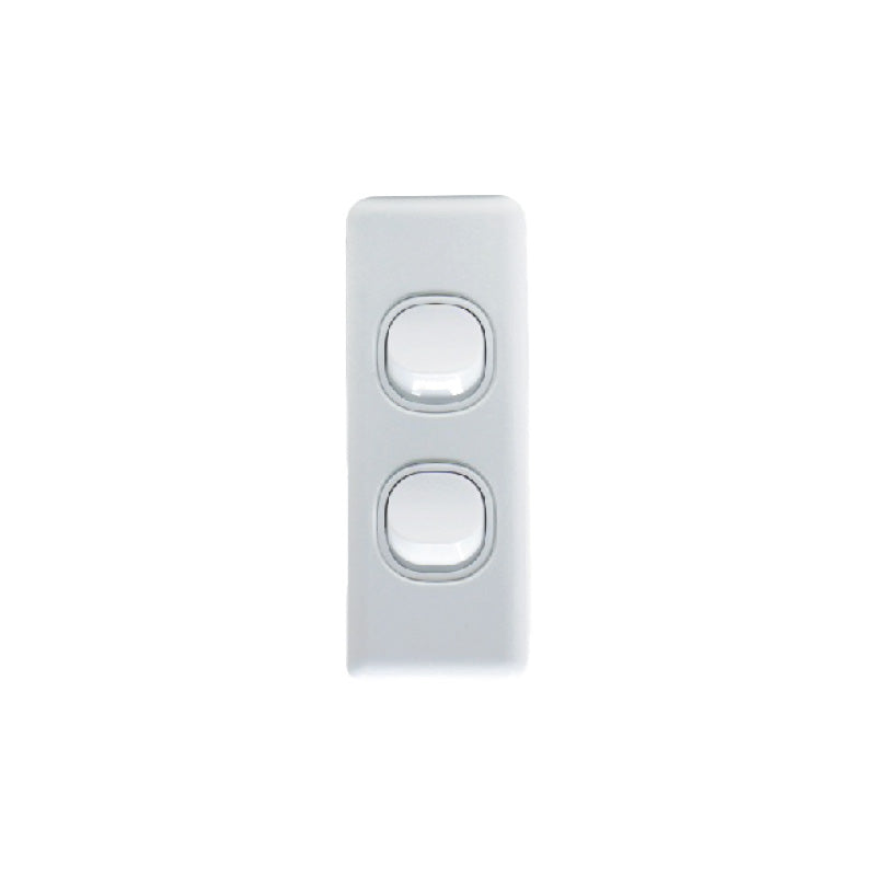 2-Gang Architrave Light Switch