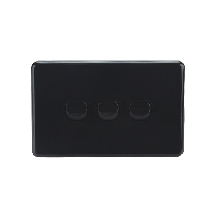 3-Gang Horizontal Light Switch