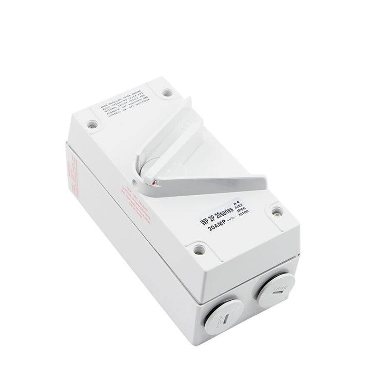 35 A Double-Pole Weatherproof Isolator Switch