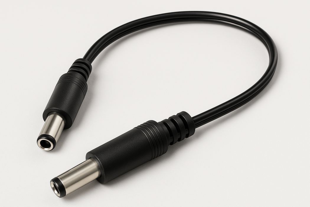 Power Plug to Power Plug 6" Adapter Cable