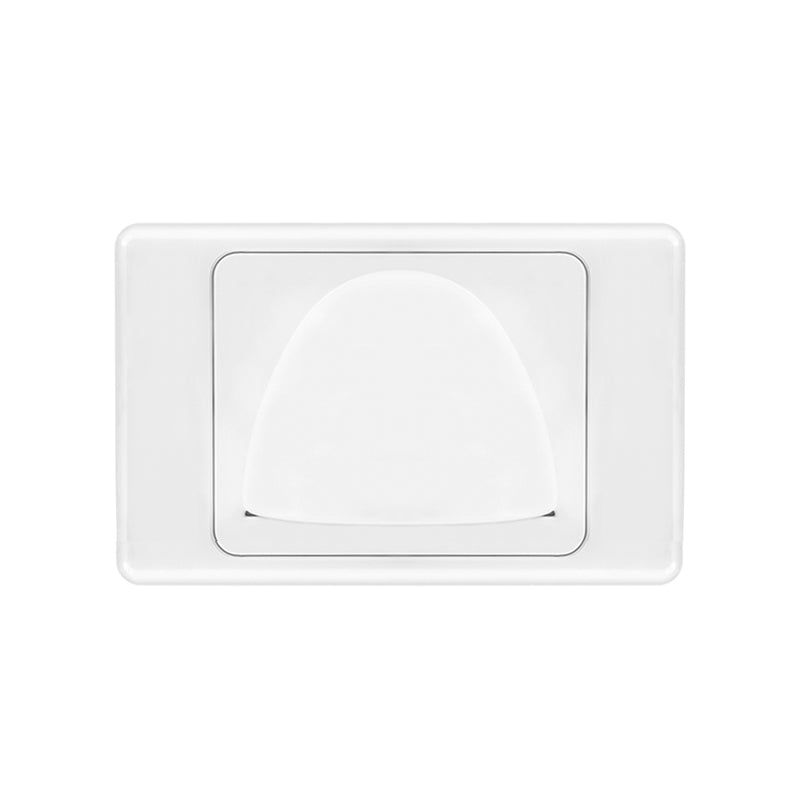 Low-Profile Bull Nose Brush Wall Plate