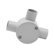 25mm Grey 3-way Junction Box