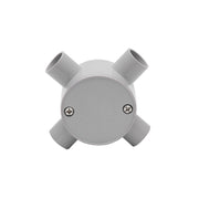 25mm Grey 4-way Junction Box