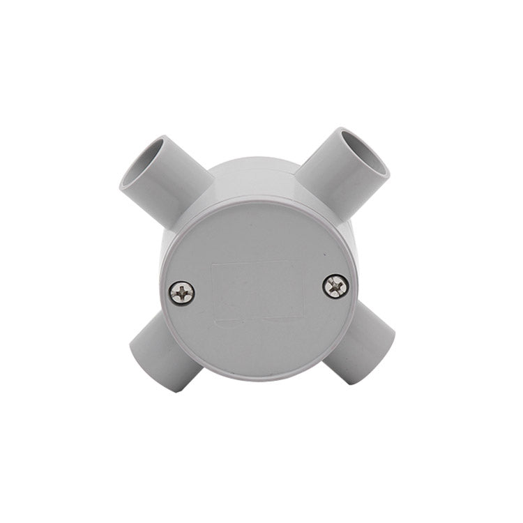 25mm Grey 4-way Junction Box