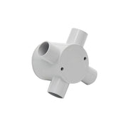 25mm Grey 4-way Deep Junction Box