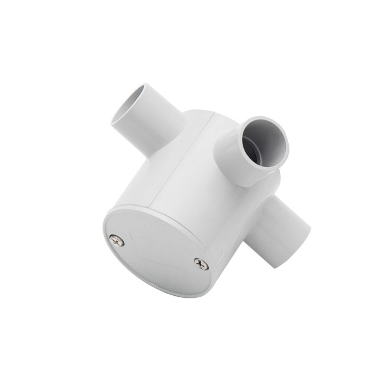 25mm Grey 4-way Deep Junction Box