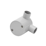 25mm Grey 2-way Angled Deep Junction Box