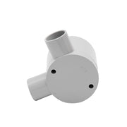 20mm Grey 2-way Angled Deep Junction Box