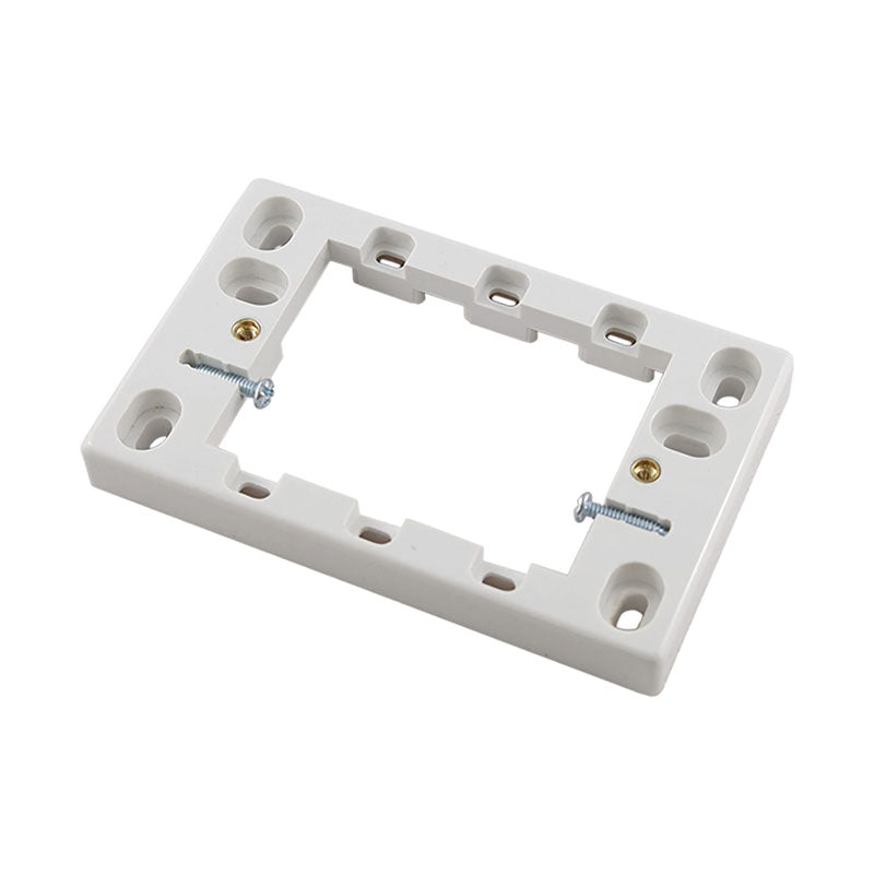 Connected Switchgear Basix 14mm mounting block with screws for switch plates and outlets