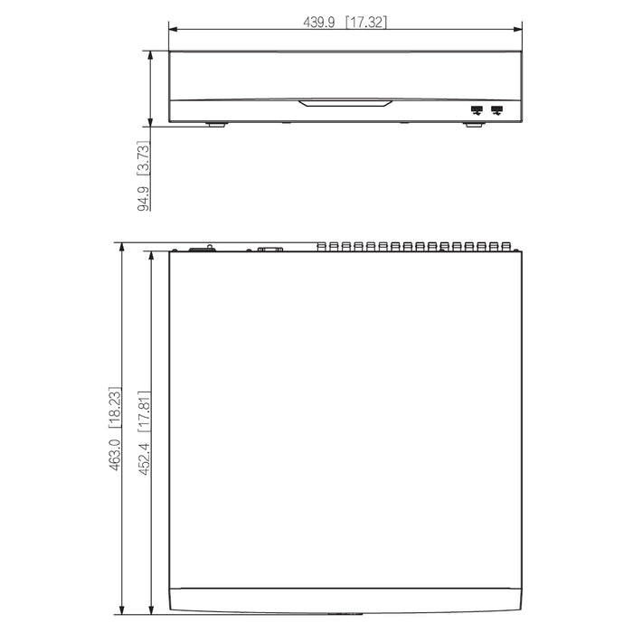 Professional Series 32CH 8.0MP HDCVI AI Digital Video Recorder