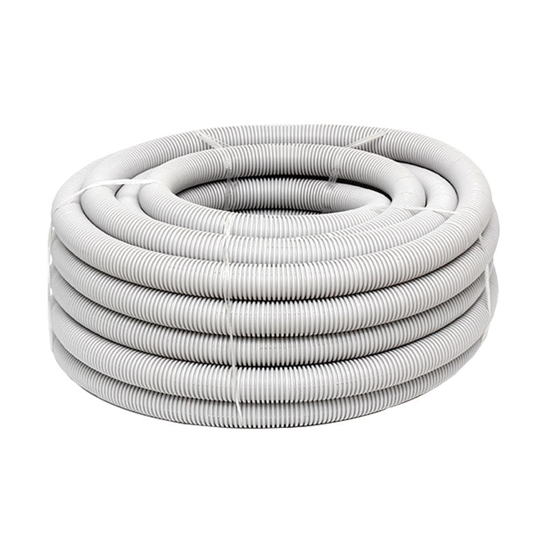 20mm Grey Medium-Duty Corrugated Conduit - 50m Roll