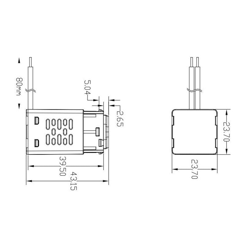 Mini USB Charger Module