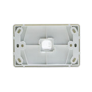 Grid Plate 1 Gang - White