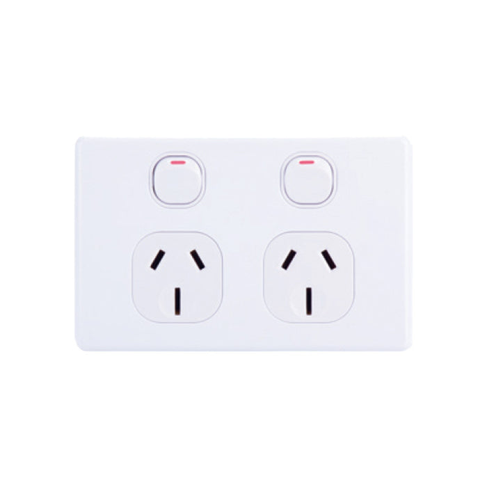 2-Gang Double-Pole Power Point