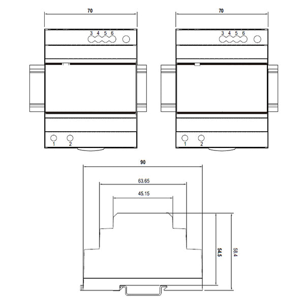 24VDC 4A Output Industrial DIN Rail Power Supply