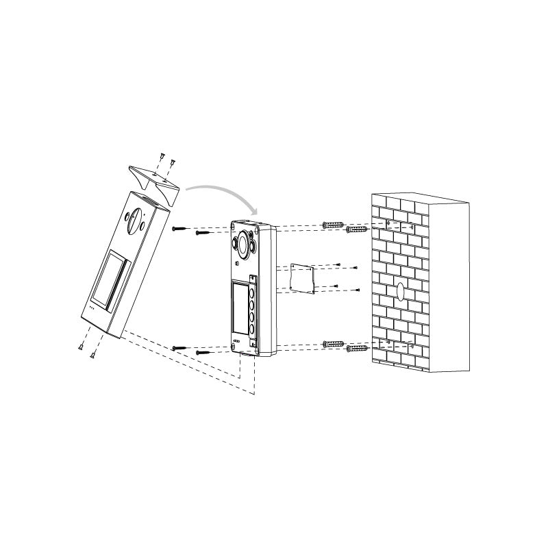 Residential 4-Button IP Intercom Door Station