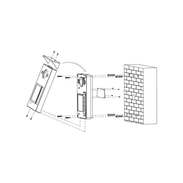 Residential 4-Button IP Intercom Door Station
