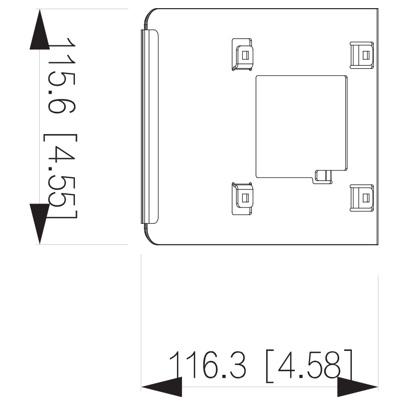 Desktop Mount Bracket for Intercom Monitors