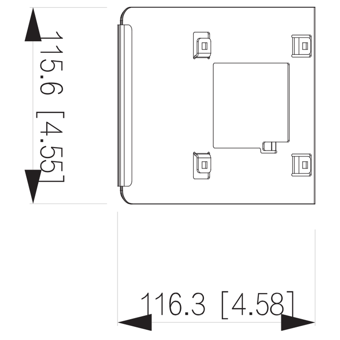 Desktop Mount Bracket for Intercom Monitors