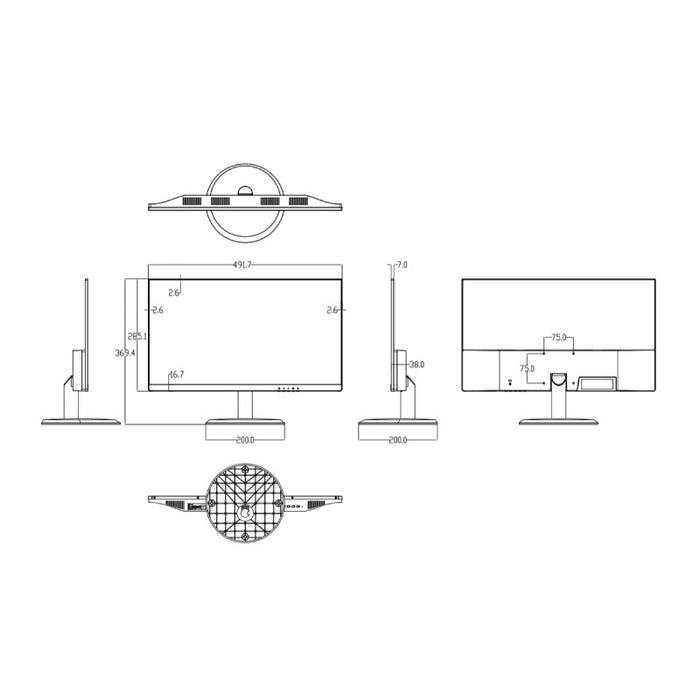 22" Flashview 1080p LED LCD Surveillance Monitor (VA)