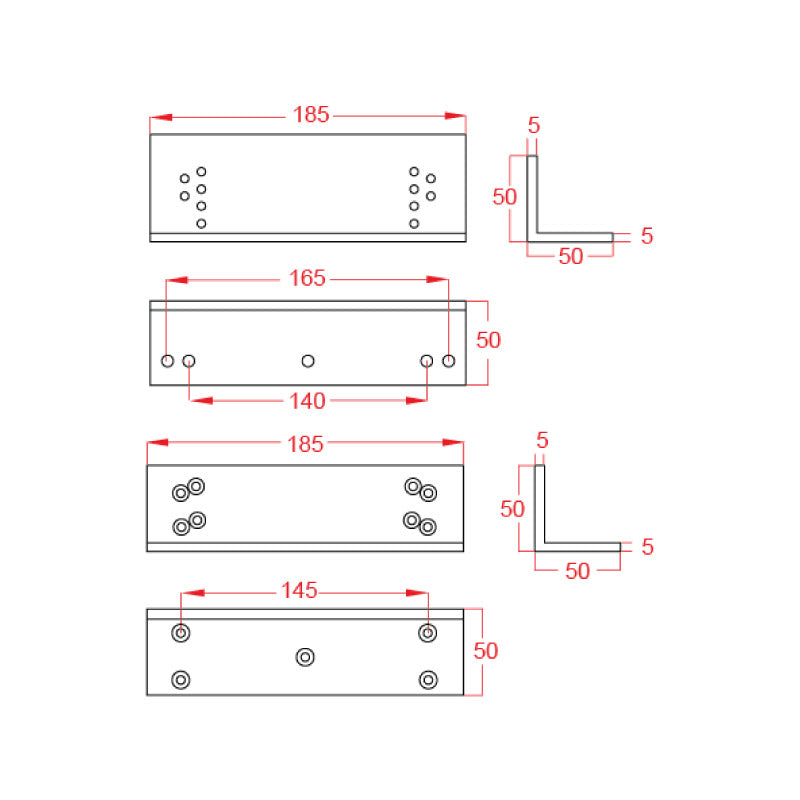 Aluminium Z-Angle Bracket