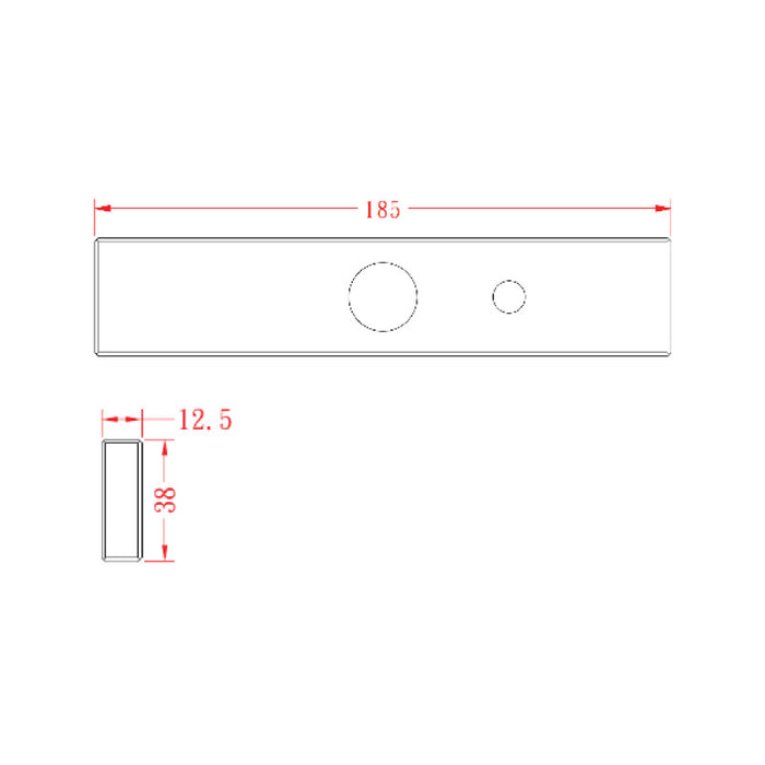 Surface-Mount Magnetic Lock with Sensors & Timer