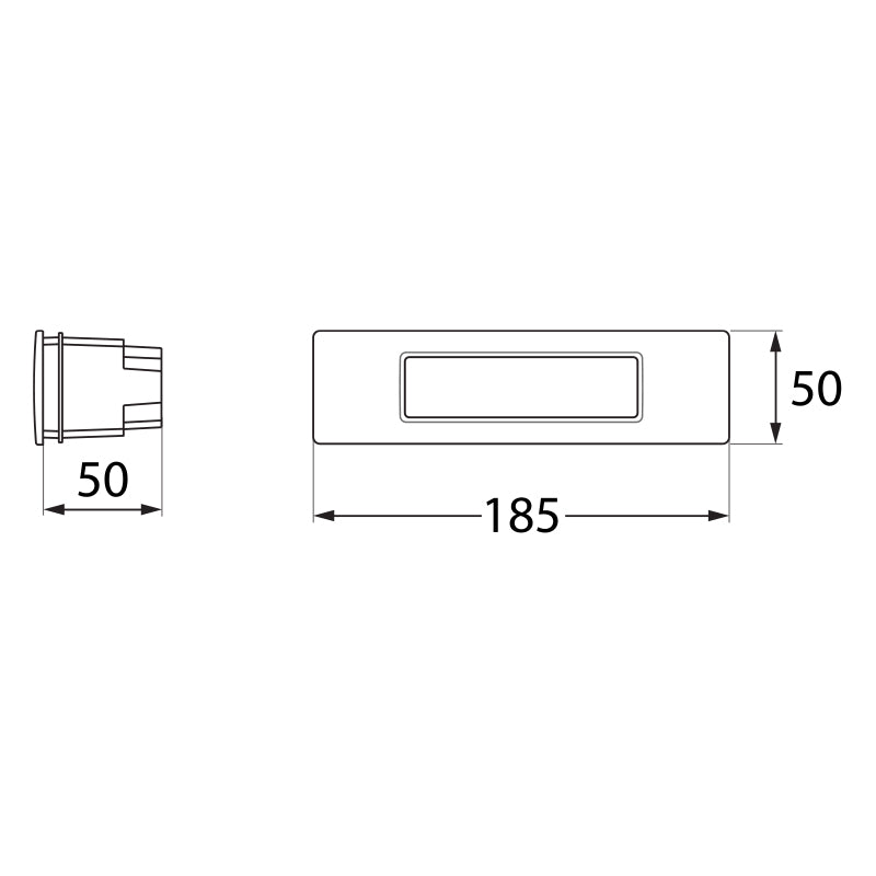 Nina 7.5W Recessed LED Lamp (Black)