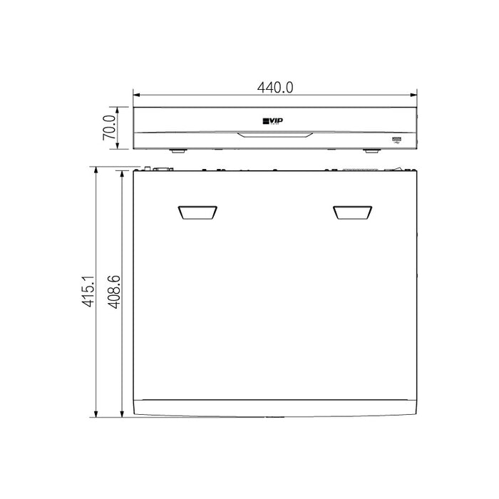 Professional AI Series 32CH PoE NVR with 4 x HDD Bays
