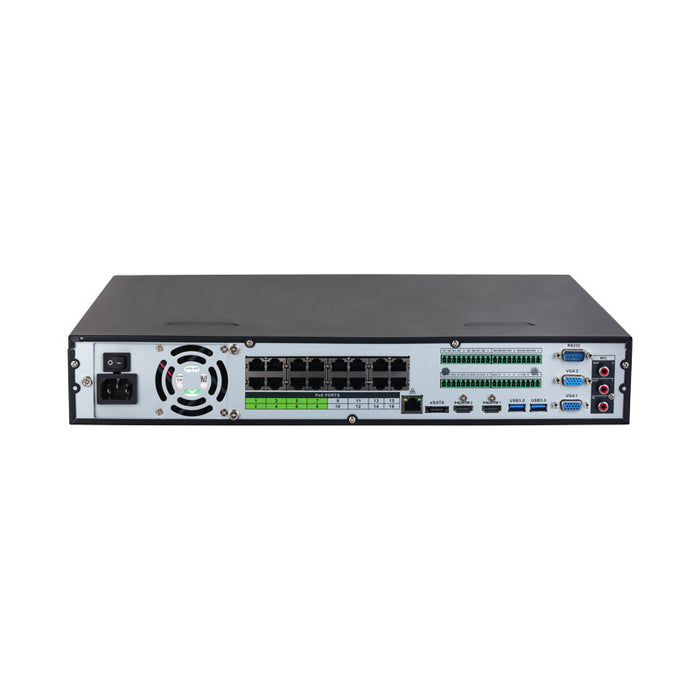 Professional AI Series 16CH PoE NVR with 4 x HDD Bays
