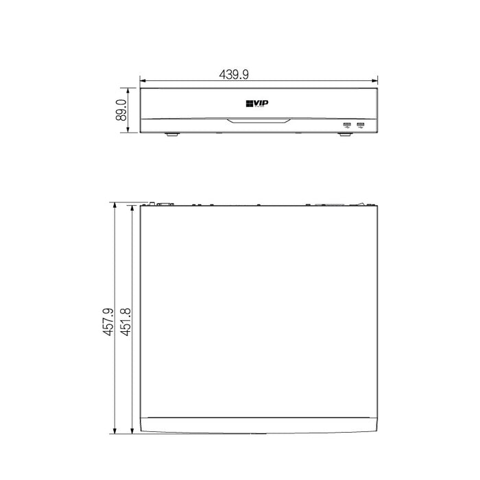 Professional AI Series 64CH NVR with 8 x HDD Bays