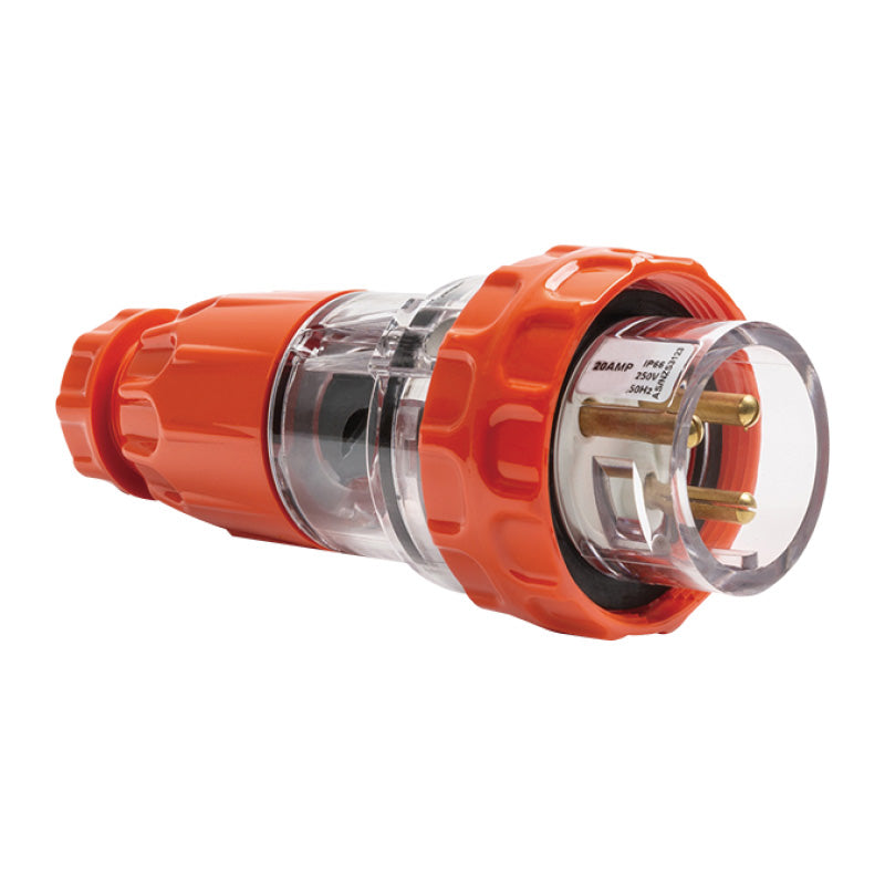 20 A 3-Pin Round Industrial Plug
