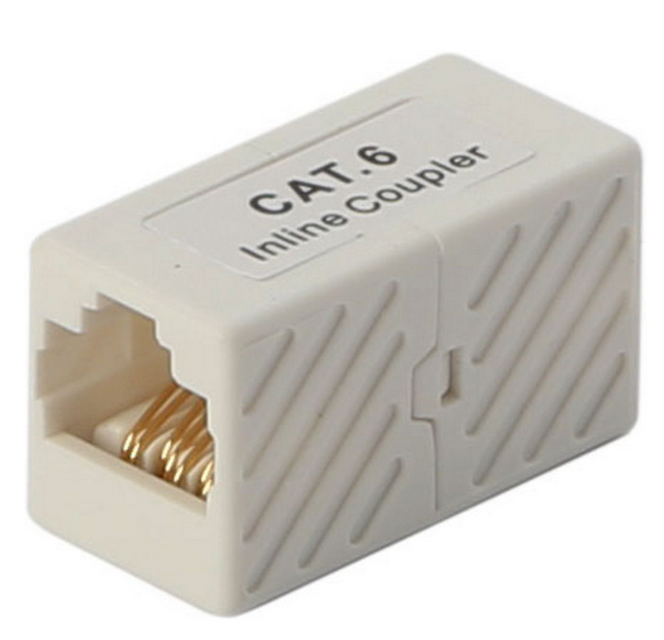 2-Piece CAT6 Ethernet Cable Connector