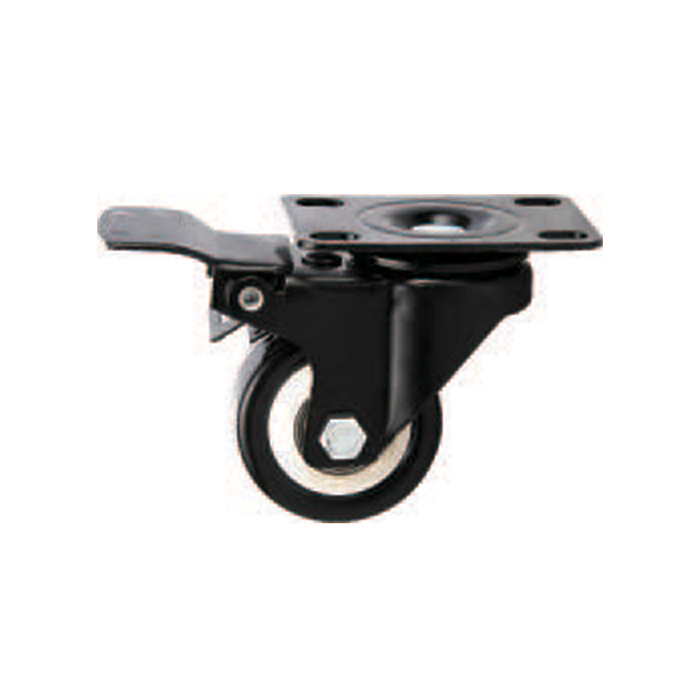 Heavy-Duty 2" Caster Wheel with Brake