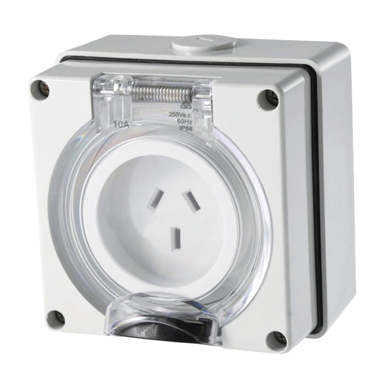 3-Pin Flat Industrial Socket