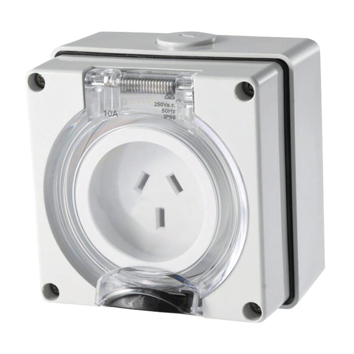 3-Pin Flat Industrial Socket