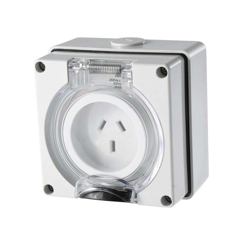 3-Pin Flat Industrial Socket