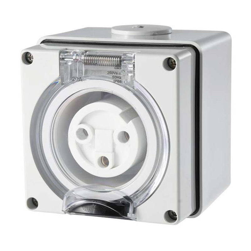 3-Pin Round Industrial Socket