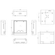 Vertical Wall Mount Security Cabinet