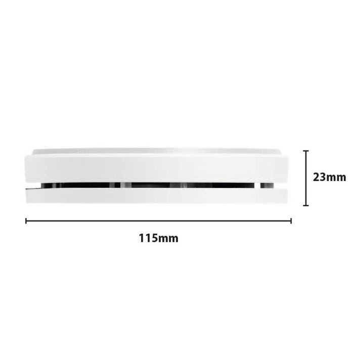 Low Profile Lithium Battery-Operated Photoelectric Smoke Alarm