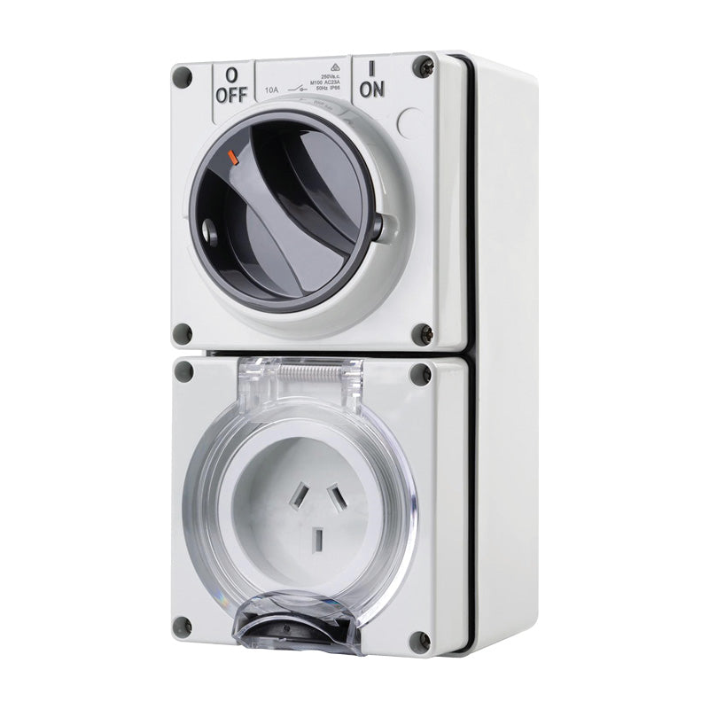 3-Pin Flat Industrial Switch & Socket