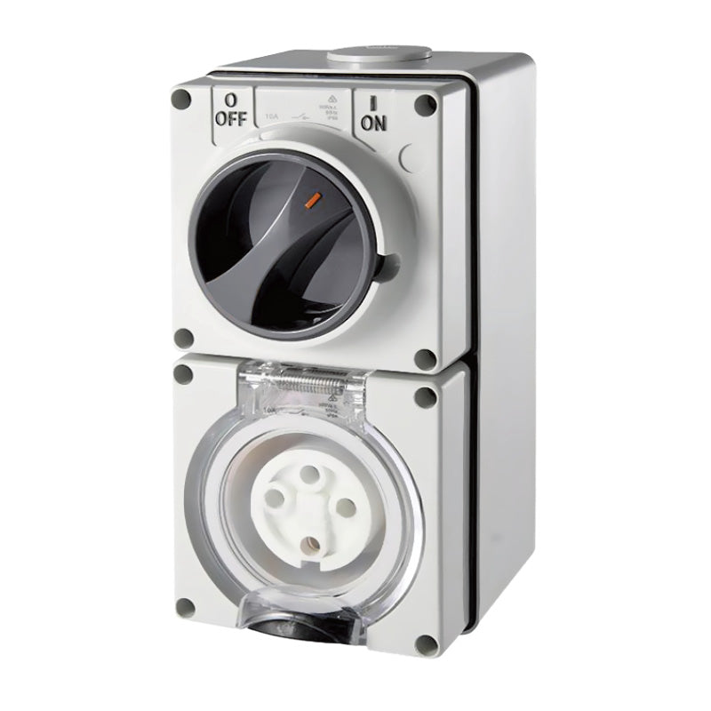4-Pin Round Switch & Socket Combo