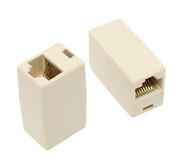 2-Piece Ethernet RJ45 Connector close up, used for commercial lighting applications