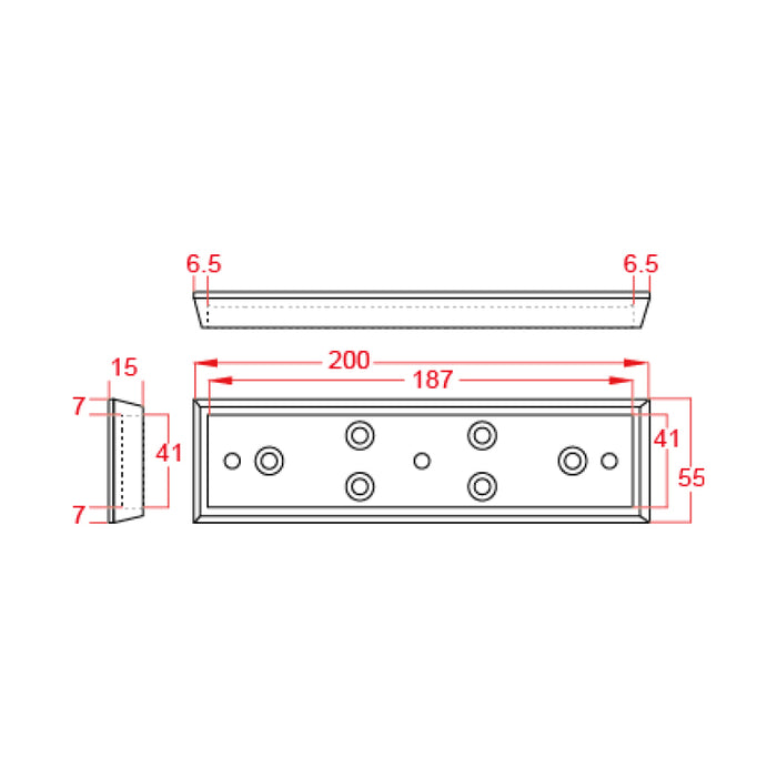 Aluminium Armature Plate Housing
