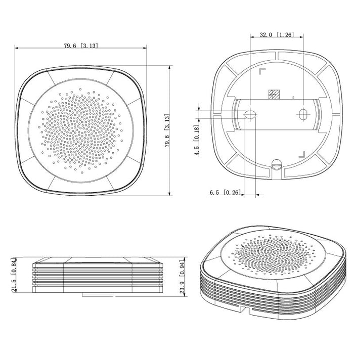 High Fidelity Surveillance Microphone (Plastic)
