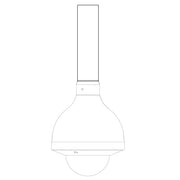 Rhino VSBKTA112 220mm ceiling mount bracket extender application for security cameras