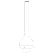 Rhino 420mm extender for ceiling mount bracket application
