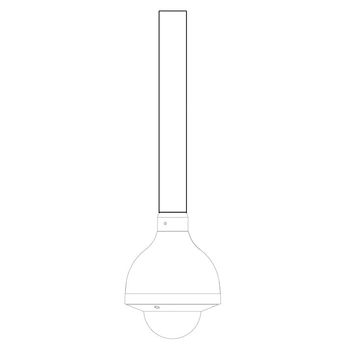 Rhino 420mm extender for ceiling mount bracket application