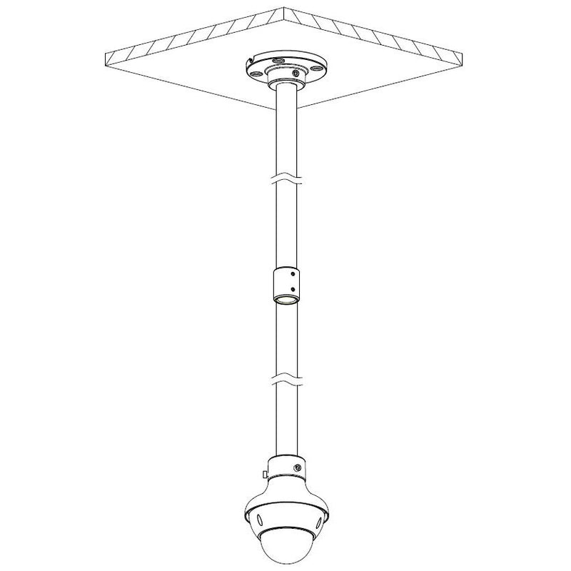 Rhino VSBKTA117 780mm extender for ceiling mount bracket product close up